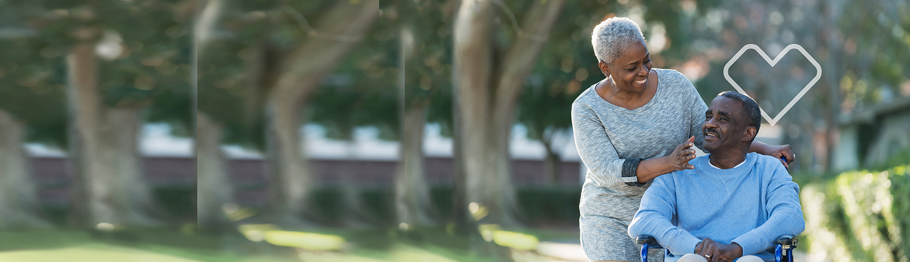 African-American senior couple